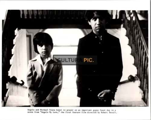 Vintage Original B&W Photo, Angelo Evans and Micheal Evans in "Angelo My Love" Directed and Written by Robert Duvall - 1983