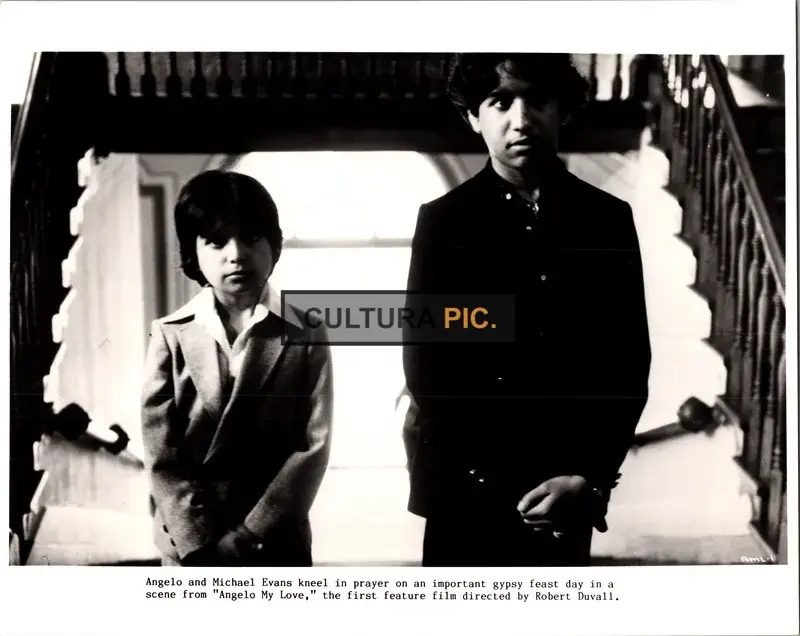 Vintage Original B&W Photo, Angelo Evans and Micheal Evans in "Angelo My Love" Directed and Written by Robert Duvall - 1983