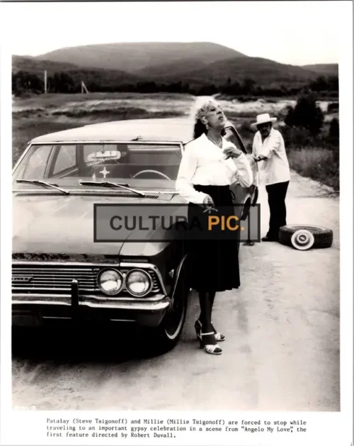 Vintage Original B&W Photo, Steve Tsigonoff and Millie Tsigonoff in "Angelo My Love" Directed and Written by Robert Duvall - 1983