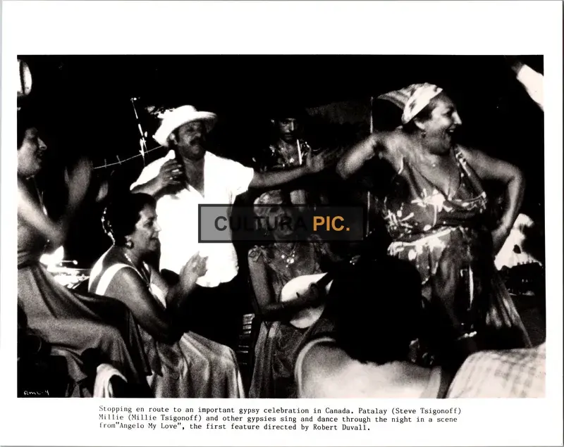 Vintage Original B&W Photo, a Scene in "Angelo My Love" Directed and Written by Robert Duvall - 1983