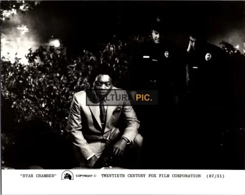 Vintage Original B&W Photo, Yaphet Kotto in "The Star Chamber" Directed by Peter Hyams - 1983