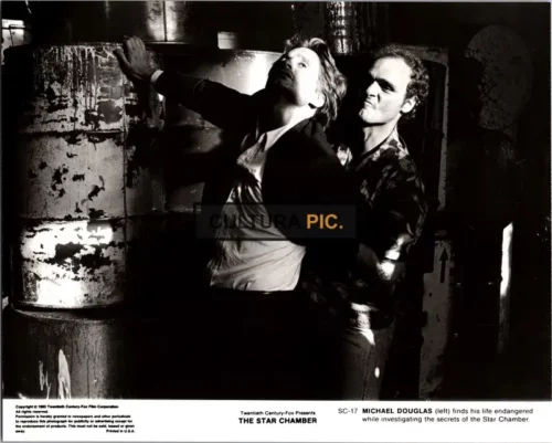 Vintage Original B&W Photo, Michael Douglas in "The Star Chamber" Directed by Peter Hyams - 1983