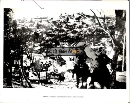 Vintage Original B&W Photo, a Scene in "The Lord of the Rings" by Ralph Bakshi - 1978
