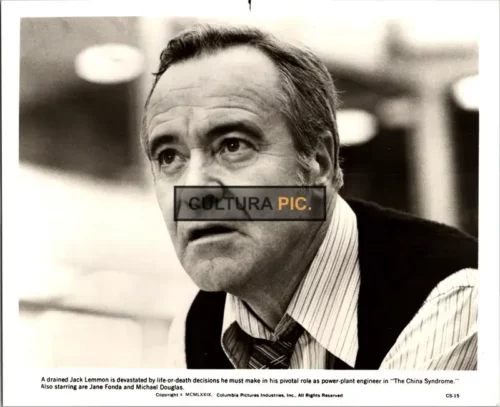Vintage Original B&W Photo, Jack Lemmon in "The China Syndrome" by James Bridges - 1979