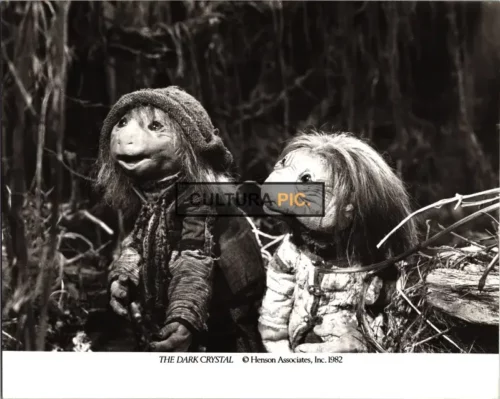 Vintage Original B&W Photo, a Scene in "The Dark Crystal" by Jim Henson and Frank Oz - 1982