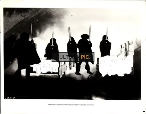Vintage Original B&W Photo, a Scene in "The Lord of the Rings" by Ralph Bakshi - 1978