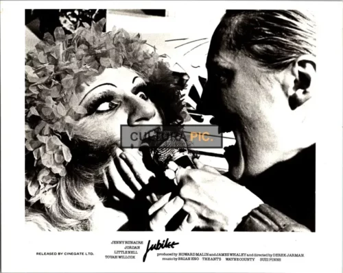 Vintage Original B&W Photo, Jayne County and Jenny Runacre in "Jubilee" Directed and Written by Derek Jarman - 1978