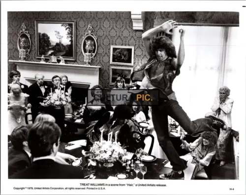 Vintage Original B&W Photo, Treat Williams in "Hair" by Milos Forman - 1979