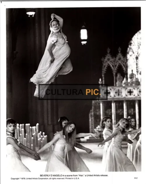 Vintage Original B&W Photo, Beverly D'Angelo in "Hair" by Milos Forman - 1979