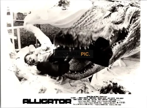 Vintage Original B&W Photo, a Scene in "Alligator" by Lewis Teague - 1980