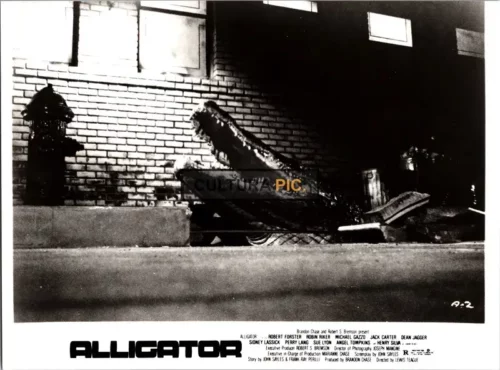 Vintage Original B&W Photo, a Scene in "Alligator" by Lewis Teague - 1980