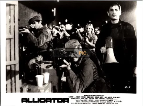 Vintage Original B&W Photo, Robert Forster in "Alligator" by Lewis Teague - 1980