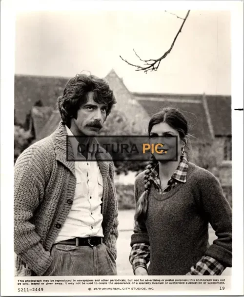 Vintage Original B&W Photo, Sam Elliott and Katharine Ross in "The Legacy" by Richard Marquand - 1978