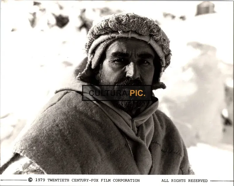 Vintage Original B&W Photo, Vittorio Gassman in "Quintet" by Robert Altman - 1979