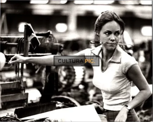Vintage Original B&W Photo, Sally Field in "Norma Rae" by Martin Ritt - 1979
