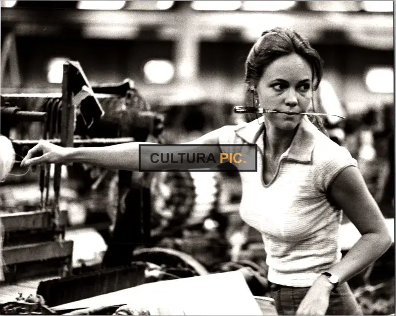 Vintage Original B&W Photo, Sally Field in "Norma Rae" by Martin Ritt - 1979