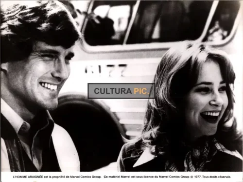 Vintage Original B&W Photo, Nicholas Hammond and Lisa Eilbacher in "The Amazing Spider-Man TV Series" - 1977
