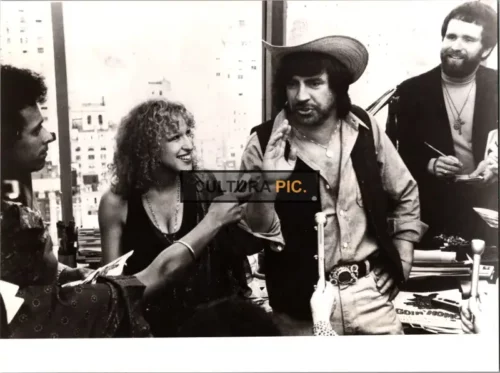 Vintage Original B&W Photo, Bette Midler and Alan Bates in "The Rose" by Mark Rydell - 1979