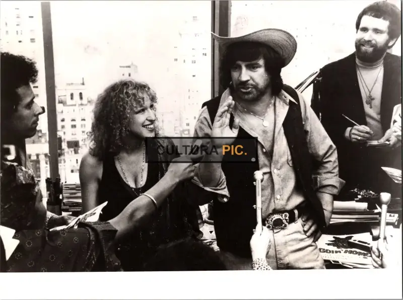 Vintage Original B&W Photo, Bette Midler and Alan Bates in "The Rose" by Mark Rydell - 1979