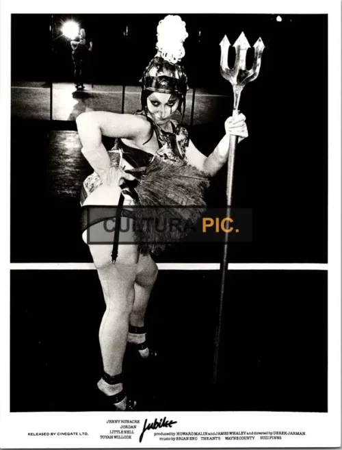 Vintage Original B&W Photo, Jordan in "Jubilee" Directed and Written by Derek Jarman - 1978