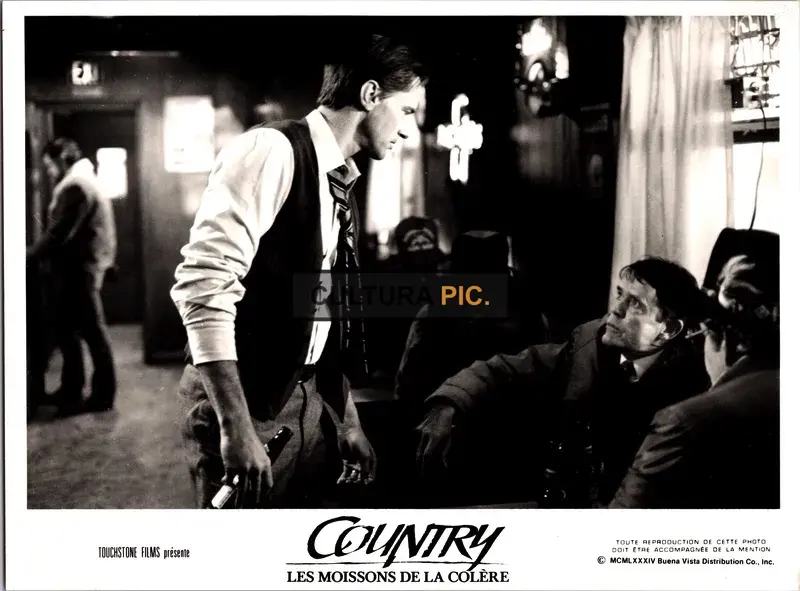 Vintage Original B&W Photo, Sam Shepard in "Country" by Richard Pearce - 1984