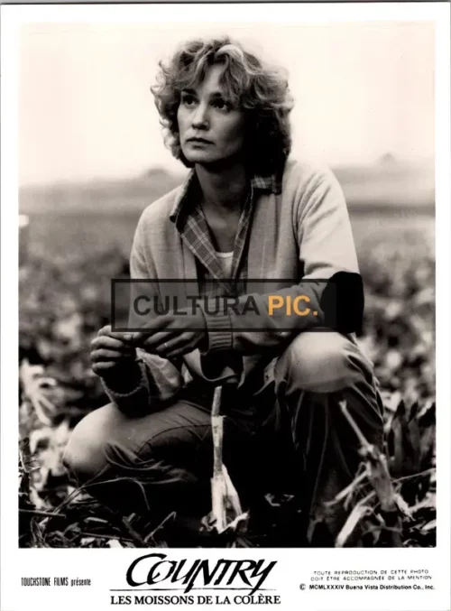 Vintage Original B&W Photo, Jessica Lange in "Country" by Richard Pearce - 1984