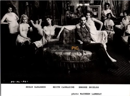 Vintage Original B&W Photo, Keith Carradine and  Brooke Shields in "Pretty Baby" by Louis Malle - 1978