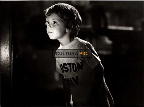 Vintage Original B&W Photo, Cary Guffey in "Close Encounters of the Third Kind" by Steven Spielberg - 1977