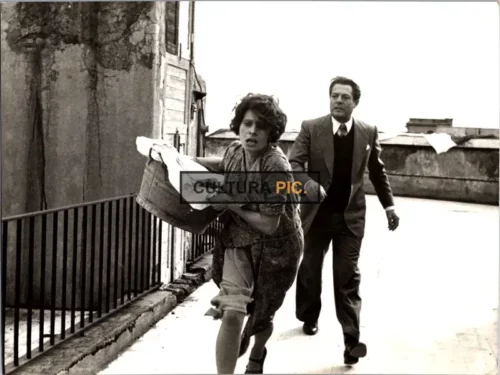 Vintage Original B&W Photo, Sophia Loren and Marcello Mastroianni in "A Special Day" by Ettore Scola - 1977