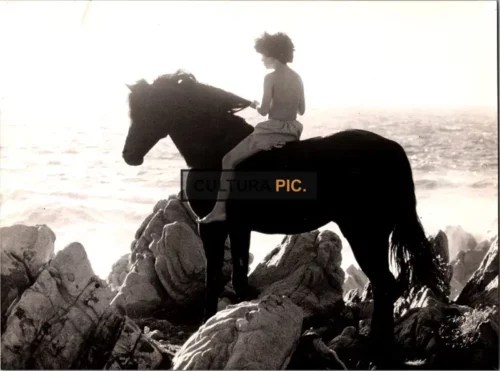 Vintage Original B&W Photo, Kelly Reno in "The Black Stallion" by Carroll Ballard - 1979
