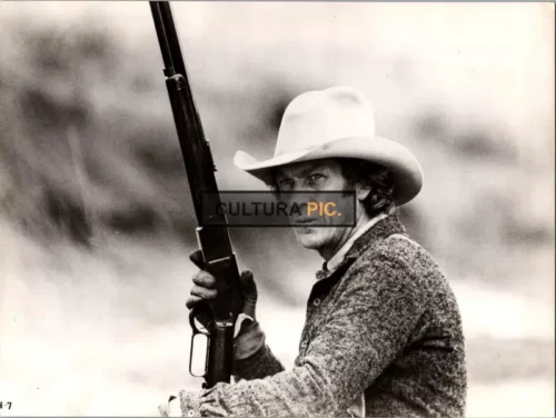 Vintage Original B&W Photo, Steve McQueen in "Tom Horn" by William Wiard - 1980