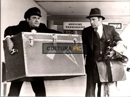 Vintage Original B&W Photo, Ron Carey and Mel Brooks in "High Anxiety" by Mel Brooks - 1977