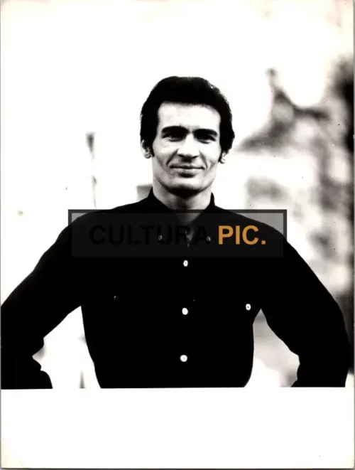Vintage Original B&W Photo, The French Singer and Songwriter Named "Pascal Danel" - 1966