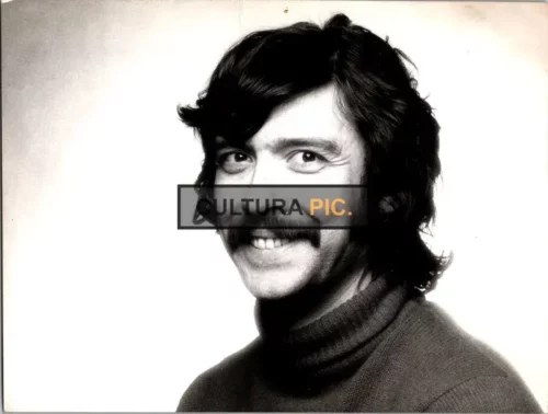 Vintage Original B&W Photo, the Actor Gilles Dreu Known in The Movie "The Cry of The Owl" - 1987