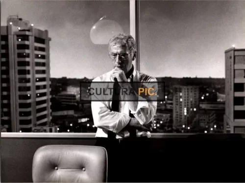 Vintage Original B&W Photo, Yves Montand in "I... For Icarus" by Henri Verneuil - 1979