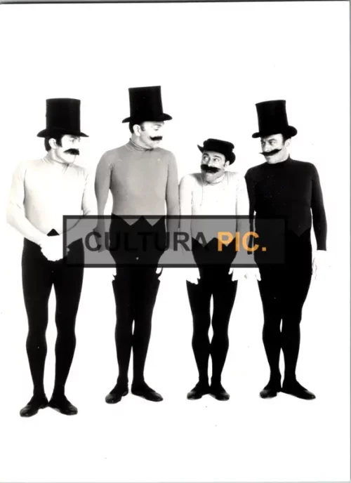 Vintage Original B&W Photo, the Les Frères Jacques a Vocal quartet Photography by Patrice Tourenne - 1946