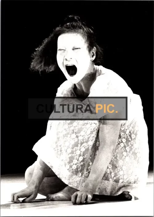 Vintage Original B&W Photo, A Japanese Dancer in Buto : dance as an initiatory journey - 1973