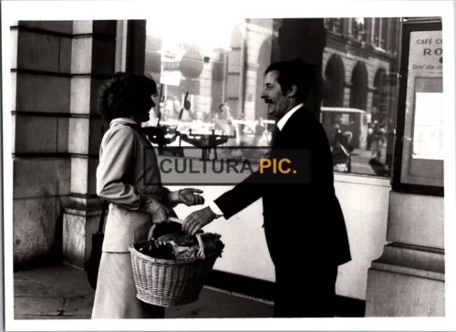 Vintage Original B&W Photo, a Scene from "Le diable dans la boîte" by Pierre Lary in 1977