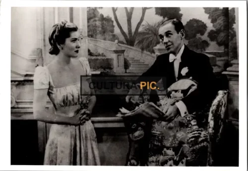 Vintage Original B&W Photo, Fred Astaire and Joan Fontaine in "A Damsel in Distress" by George Stevens in 1937
