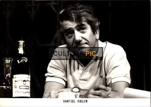 Vintage Original B&W Photo, Daniel Gelin, a French Actor in 1960