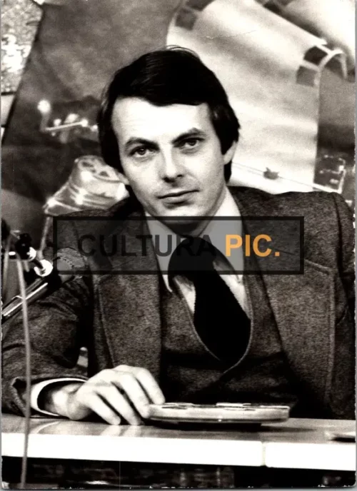 Vintage Original B&W Photo, Pierre-Henri Deleau in 1990