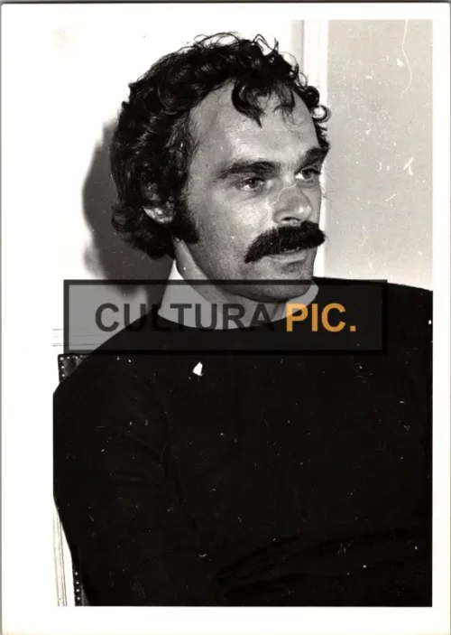 Vintage Original B&W Photo, Jean Beaudin during the Film "J.A. Martin Photographer" - 1977