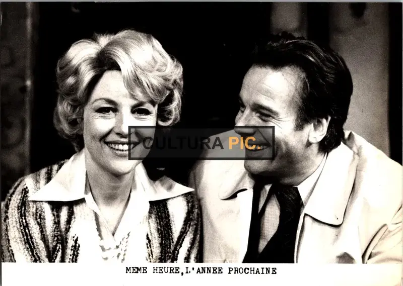 Vintage Original B&W Photo, Alan Alda and Ellen Burstyn in "Same Time, Next Year" by Robert Mulligan - 1978