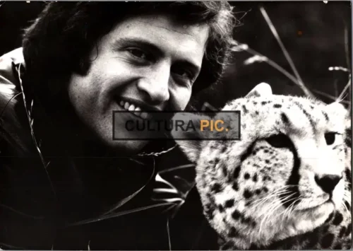 Vintage Original B&W Photo, The Actor and Composer Named "Joe Dassin" - 1951