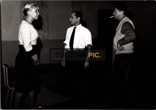 Vintage Original B&W Photo, a Play called "La Machine Infernale" 1958