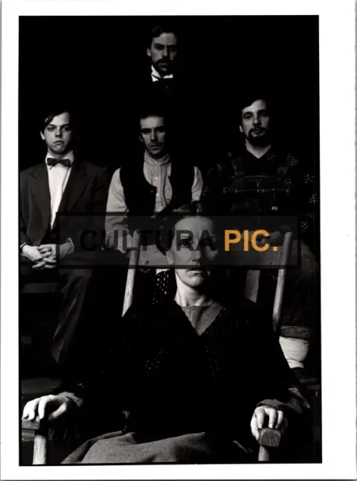 Vintage Original B&W Photo, Theater play by Roland Lepage called "Le temps d'une vie" - 1988