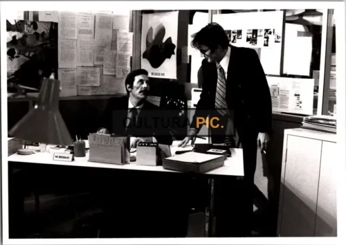 Vintage Original B&W Photo, a Scene in "Le diable dans la boîte" by Pierre Lary - 1977
