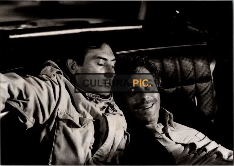 Vintage Original B&W Photo, a Scene from "Tout dépend des filles" by Pierre Fabre in 1980