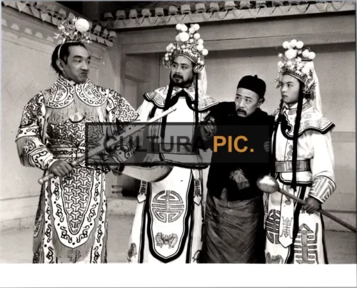 Vintage Original B&W Photo, Shunkai Yan in "A Q zheng zhuan" by Fan Cen in 1981