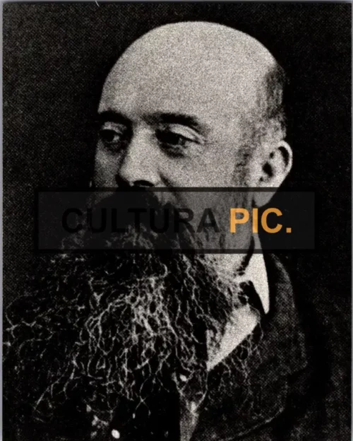 Vintage Original B&W Photo, The French Painter Named "Adolphe Monticelli" - 1886